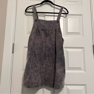 Urban Renewal Heather Corduroy Overall Mini Dress